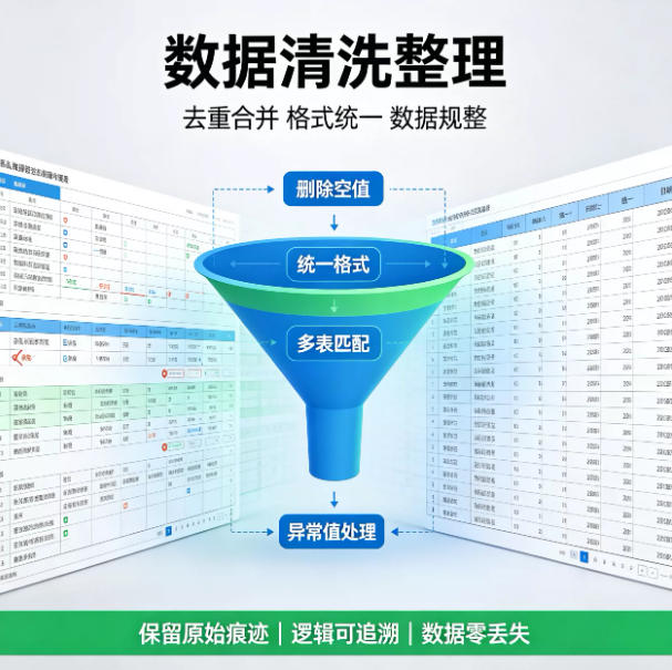 数据整理清洗数据规整数据治理服务